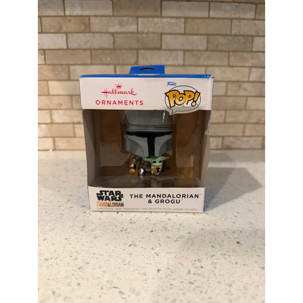 Hallmark Funko Pop Star Wars The Mandalorian Grogu 2022 Ornament